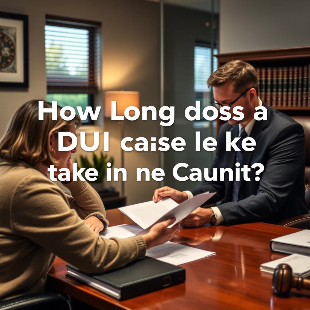 How long does a DUI case take in Orange County